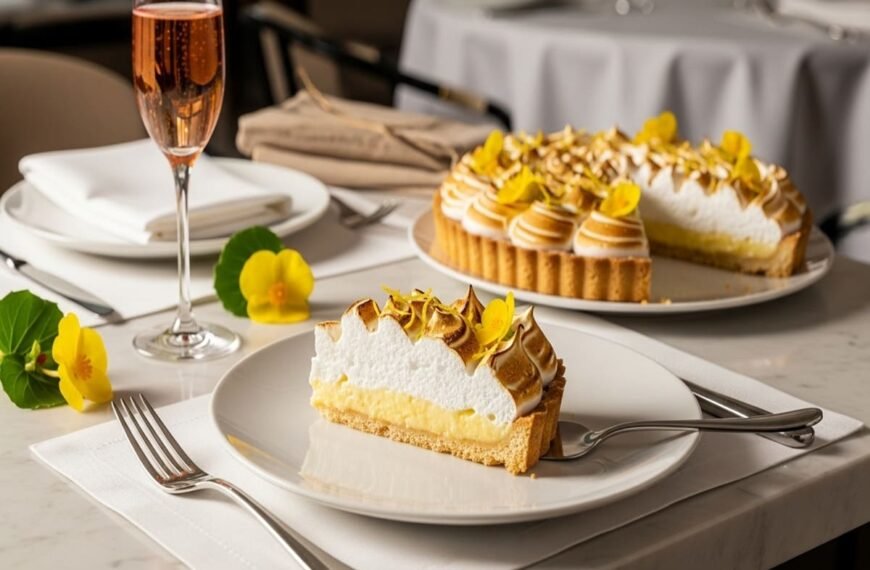 Torta de Limão Clássica com Merengue Suíço — Receita Francesa Contemporânea